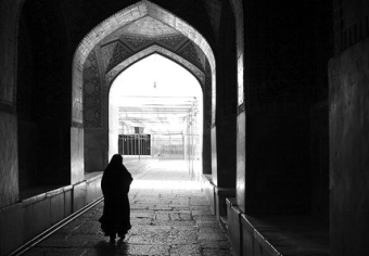 Woman in a Mosque