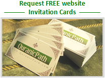 Request free promotional cards logo